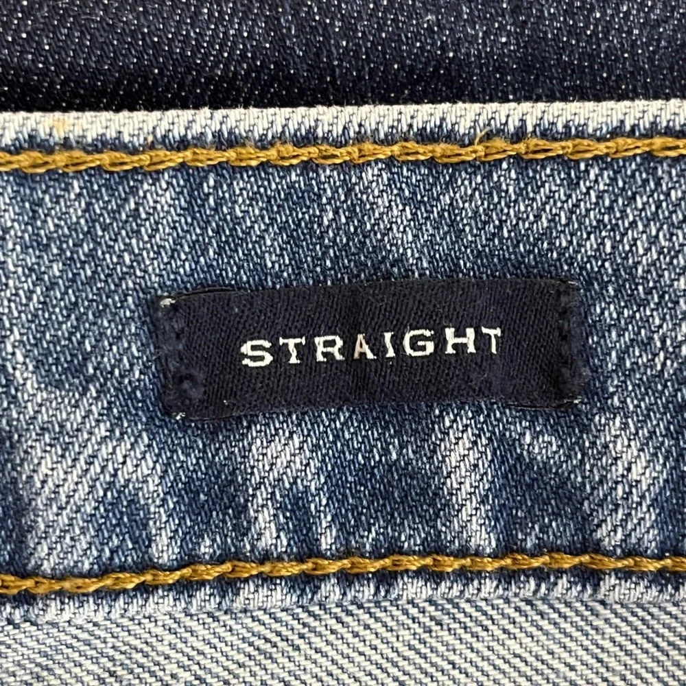 J.Crew Flex Straight Fit Jeans Mens 33x32 Medium Wash Blue Denim Pants